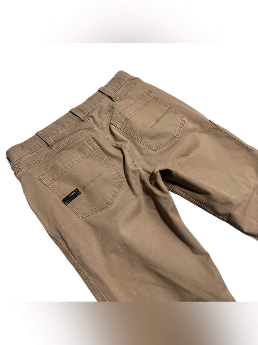 Ariat Rebar M4 Pants 32x34 Relaxed Straight Men's Khaki Utility Gorpcore - Picture 4 of 5